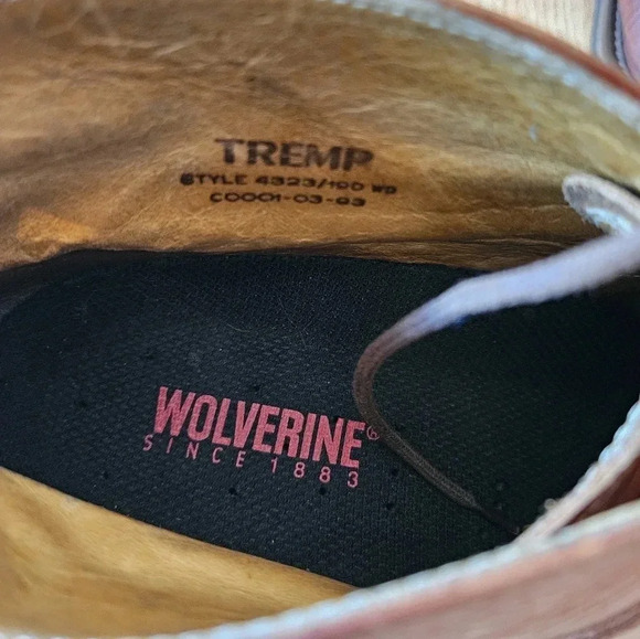 Wolverine Men's Leather Classy Chukka ankle boots Brown Size  43. - Picture 10 of 11